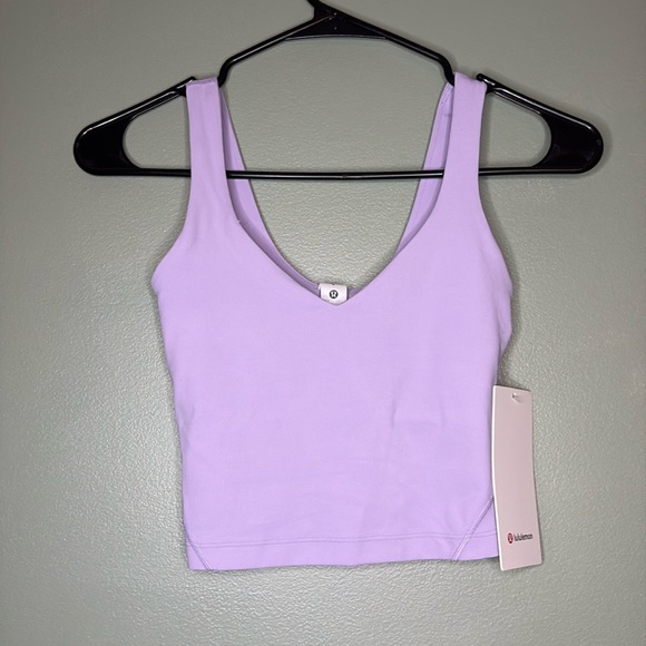 lululemon athletica Tops - Lululemon Align Tank - Lilac Ether size 0 *Pads Missing